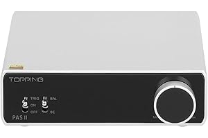 AOSHIDA Topping PA5 II Amplificateur compact, 100 W x 2 pour 4 ohms (argent)