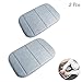 Produktbild 2 Stück Tragbar Handgelenkauflagen Handgelenks Pad, Ergonomische Handballenauflage Ellbogen Pad mit Memory-Schaum, Entlastung des Handgelenks Ellenbogen Pad (7,9 x 11,8 Zoll) (Grau)