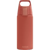 SIGG - Yalıtımlı i&ccedil;ecek şişesi &ndash; Shield Therm One Eco Red &ndash; gazlı i&ccedil;ecekler i&ccedil;in uygundur &ndash; sızdırmaz, bulaşık makinesinde yı