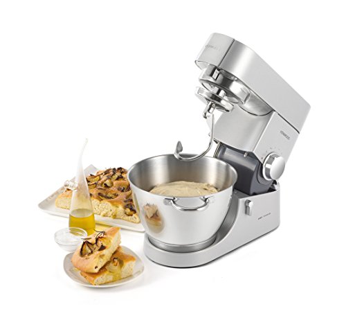 Kenwood Chef Titanium KMC050 Küchenmaschine, 1.400 W, 4,6 l Füllmenge, 4-teiliges Patisserie-Set, 1,6 l ThermoResist Glas-Mixaufsatz - 6