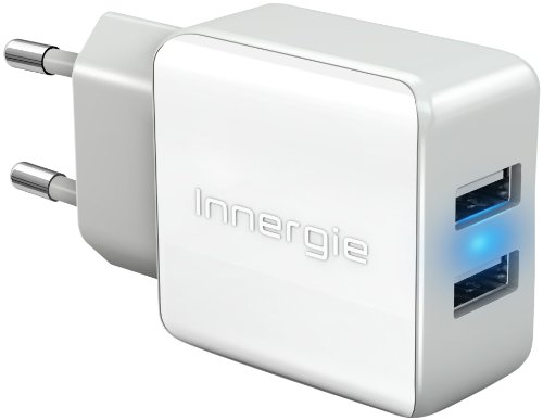 Innergie PowerJoy Plus - das universelle USB-Ladegerät (15W) für Steckdosen mit zwei USB-Anschlüssen