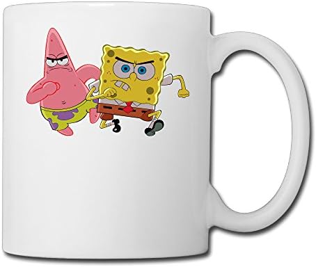 SpongeBob Patrick Coffee Mug, Coffee Travel Mug, Coffee Thermos, Thermos Coffee Travel Mug, Coffee Thermos Custom Coffee Tea Mug 11 Oz