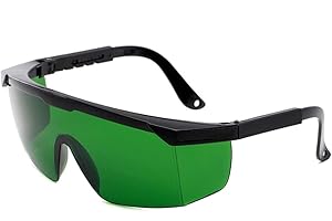 FOUTP Lunettes de protection des yeux, Alldo IPl Lunettes de protection Lunettes laser Équipement de beauté Lunettes pour graveur laser IPl