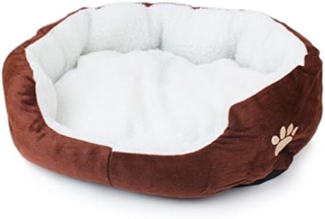 pureage Plush Soft Dog beds for medium dogs Keep Warm Clearance Washable 60 x 50 cm