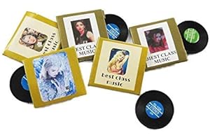 MELODY JANE DOLLS HOUSES Melody Jane Casa de Muñecas 5 Records con Mangas Miniatura 1980's Accesorio