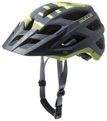 Preisvergleich Produktbild Bulls Fahrradhelm Copperhead grau / lime 54-58cm