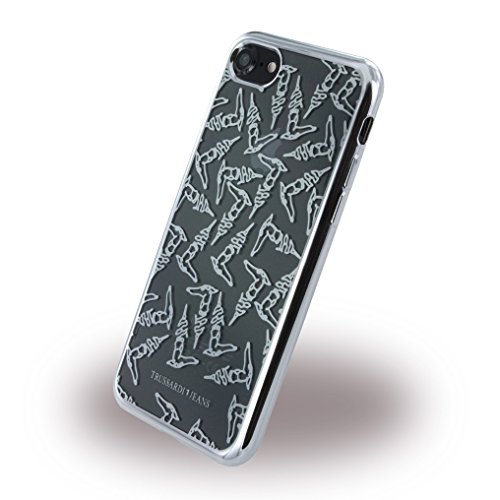 Preisvergleich Produktbild TRUSSARDI tru7texture Texture iPhone 7 Silver