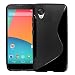Produktbild Nexus 5 Hülle, Conie Mobile Ultra Slim Backcover Schutzhülle TPU Silikon Rückschale Cover in Schwarz