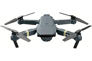 VYZIO Mini drone con videocamera HD 1080p - Controllo via telefono e telecomando | Pieghevole | Rotazione 360° e fotocamera a 120° | Riprese FPV WiFi in diretta (Mini Drone + Kit di Riparazione)