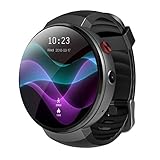 Intelligente Uhr, LEMFO LEM7 Intelligente Uhr Android 7.0 Smartwatch LTE 4G Intelligente Uhr Telefon Herzfrequenz 1 GB + 16 GB Speicher mit Kamera-Übersetzungswerkzeug (Schwarz)