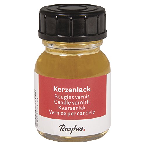 Rayher 3115900 Kerzenglanzlack, Fläschchen 25ml - 2