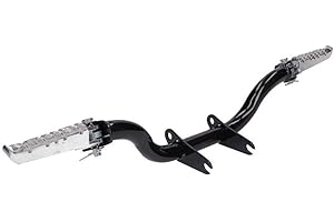 2EXTREME Fußrastenträger schwarz + klappbare Fußrasten kompatibel für SIMSON S 50 51 53 Alpha Mofa 75-96