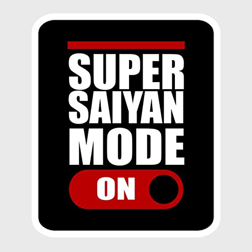 Preisvergleich Produktbild StyloTex Autoaufkleber Super Saiyan Mode ON - UV geschützt