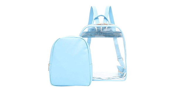 plastic see through backpack