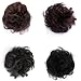 Girl's firenew Lovely Clip In Ponytail Bun Scrunchie Drawstring Hair Extension