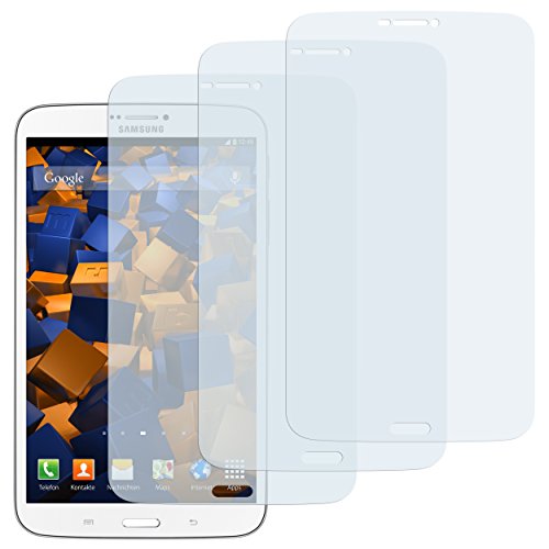 3 x mumbi Displayschutzfolie Samsung Galaxy Tab 3 (8 Zoll) Schutzfolie AntiReflex matt (nur für Tab 3 MIT Telefonfunktion) - 3