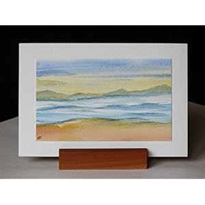 Postkarte + Briefumschlag / Landschaft No 16 / Unikat / Aquarellkarte