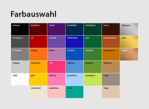 Wandaro W3397 Wandtattoo Wandsticker Wandaufkleber Spruch In diesem Haus wird.. Wir sind Familie mittelgrau (BxH) 58 x 130 cm - 5