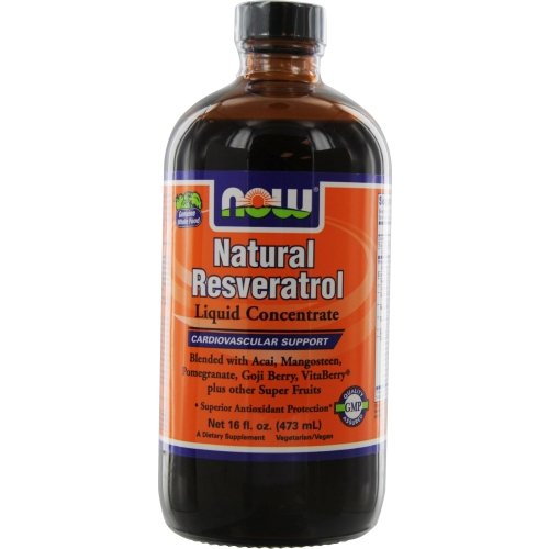 NOW Foods Natural Resveratrol Liquid Concentrate -- 16 fl oz by Now Foods