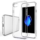 iPhone 7 Funda, SAVFY® Choque Tecnología de la Absorción Trasera y Anti-Arañazos Borrar Espalda de Transparente Funda Carcasa Case para Apple iPhone 7