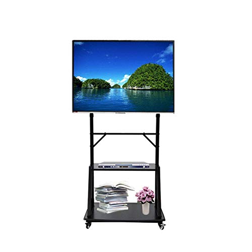 Preisvergleich Produktbild KBKG821 Rollender Fernsehstand-beweglicher Fernsehwagen für 37-100 Zoll LED LCD Plasma-Fernsehflachbildschirm-Anzeigen mit Rad-beweglichen besseren Betrachtungswinkeln