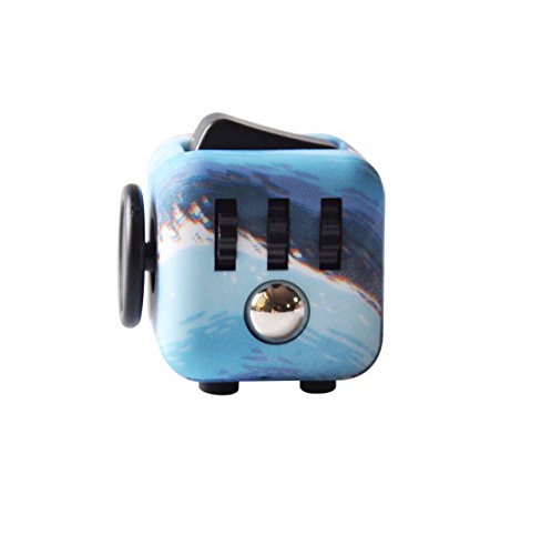Highline Fidget Cube Fidget Toy for ADD and Stress Relief Fidget Sensory Gadget for Adults and Children (Ocean) Highline Fidget Cube Fidget Toy for ADD and Stress Relief Fidget Sensory Gadget for Adults and Children (Ocean)