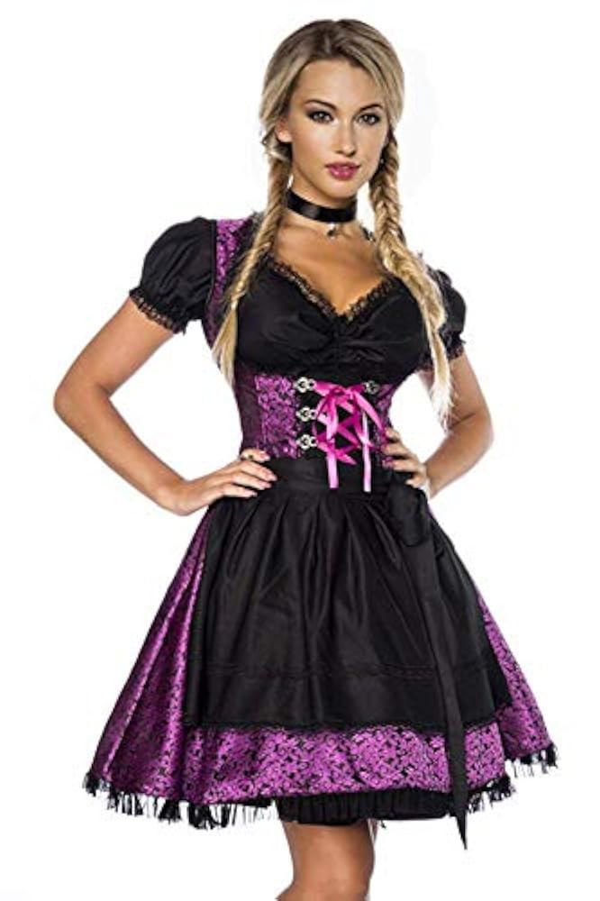 Premium Bluse & Dirndl aus edlem Jacquard, Größe:XXXL
