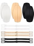 Almohadilla de cojín utilitario: coloque las correas del sujetador en el cojín de silicona suave para evitar que las correas se deslicen, evite la vergüenza en lugares públicos, elasticidad excelente y sensación de tacto suave, traje para uso diario