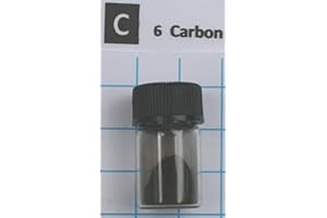 SNAUCKE ELEMENTS 0.2 Gram 99.71% C60 Carbono Fullerene Buckyballs Polvo en vial de vidrio - Envío gratis