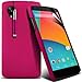 Produktbild Fone-Case LG Google Nexus 5 Pink stark Stück Hülle Tasche + Pink Retractable Touch Screen Stylus Pen + LCD-Display Schutzfolie