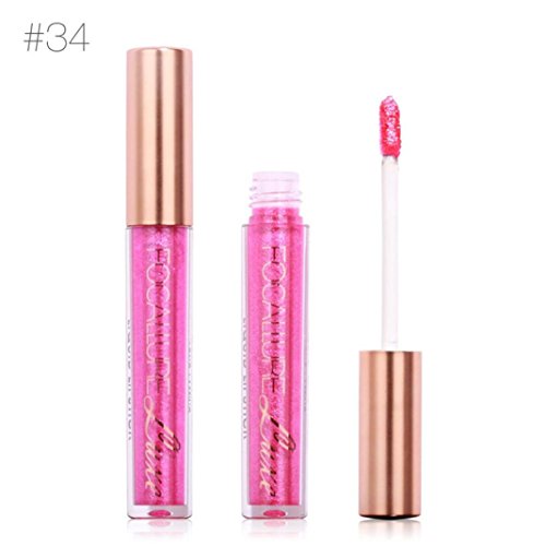 Yogogo Mode Lippenstift Kosmetik Frauen Sexy Lippen Metallic Lip Gloss - 2