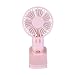 Produktbild Skryo Tragbarer doppelter Blätterlüfter Elektrischer Lüfter USB-Tischständer Lüfter mit 2 Windgeschwindigkeiten (pink)