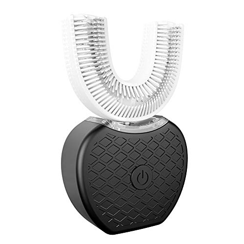 Preisvergleich Produktbild Snowx Automatische Zahnbürste Ultraschall Elektrische Zahnbürste Wiederaufladbare 360°Automatische Zahnbürste IPX7 Wasserdicht,Black