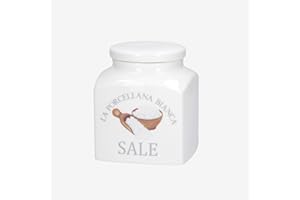 LA PORCELLANA BIANCA BIAŁA PORCELANA - Porcelana Słoik Sól Zachowaj