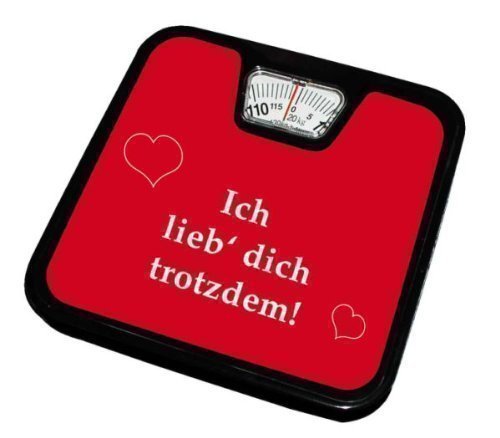 Lustige Personenwaage - Ich lieb Dich trotzdem