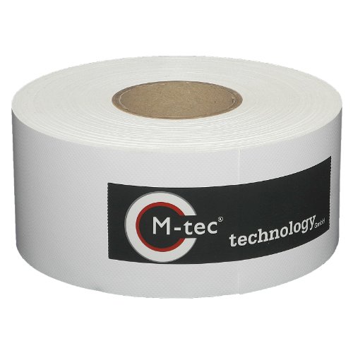 M-tec Profi-line ® PVC Sichtschutzstreifen ✔ Sonderangebot !!! Zaunbauerqualität ✔ 65m x 9,5cm ✔ weiß ✔ | Nach M-tec technology Rezeptur hergestellt |