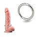 Produktbild Urnight 45mm Edelstahl Penis Ringe Cock Ringe Stahl Metall Donut Cockring Bondage Penisring Cock Ring
