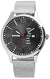 Raptor Herren Uhr mit Edelstahl Milanaiseband