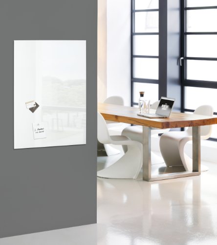 Sigel GL141 Glas-Magnetboard / Magnettafel artverum super-weiß 100 x 65 cm – weitere Größen/Farben - 4