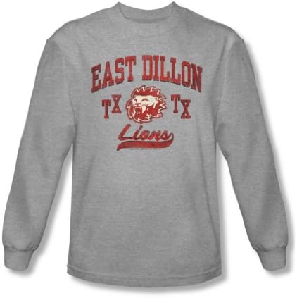 Friday Night Lights - Mens Athletic Lions Long Sleeve Shirt In Heather, Large, Heather