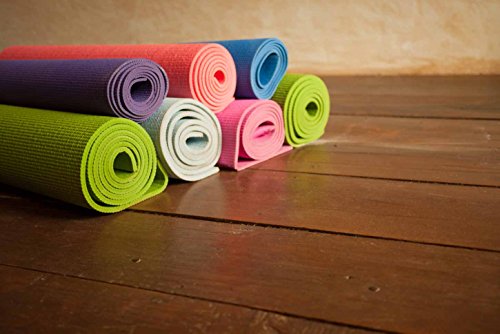 Yogamatte »Annapurna Classic« – sehr rutschfest aus ECO-PVC hergestellt – die Matte Dank der rutschfesten Oberflächenstruktur angenehm bei Hautkontakt – zusätzlich ist die Matte rutschfest, strapazierfähig & langlebig. Maße: 183 x 61 x 0,3 cm – die ideale Unterlage für Yoga & Pilates - 7