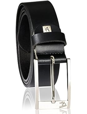 Ledergürtel Herren / Gürtel Herren Bruno Banani, Rindleder schwarz, 30008
