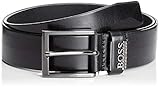  BOSS Senol Cinturón, Negro (Black 001), 130 (Talla del fabricante: 115) para Hombre