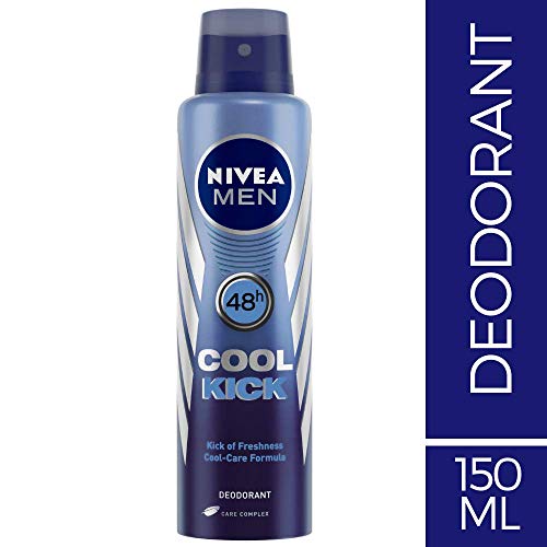 Nivea Cool Kick 48 Hour Deodorant for Men, 150ml RS.131 (34.00% Off) - Amazon Nivea Cool Kick 48 Hour Deodorant for Men, 150ml RS.131 (34.00% Off) - Amazon