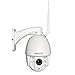 Price comparison product image HOSAFE PTZ POE IP Camera Outdoor 1080P Wireless Security Camera, Pan Tilt 5X Optical Zoom Middle Speed Dome, Support ONVIF NVR/Software (Blue iris/iSpy/Synology, etc.)