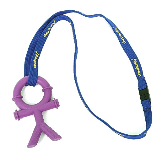 Artículo para necesidades especiales Chewbuddy, 1 unidad, color morado y de textura gomosa 