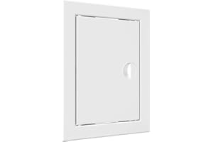 VENTEUROPE Trappe d'inspection - 15 x 20 cm - Blanc - En plastique ABS - Pour travaux secs - Pour inspection et couverture - Porte d'inspection - Porte d'accès