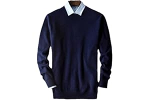 Pokem&Hent Kaschmir Baumwolle Pullover Herren Herbst und Winter Strickpullover Robe Pullover Herren Rundhals Pullover