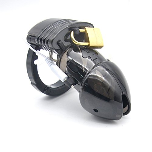 Preisvergleich Produktbild Raycity Elektro Schock Peniskäfig Keuschheitsgürtel für Männer Keuschheit 57 - Black