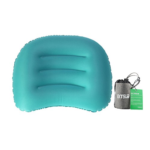 Preisvergleich Produktbild Extsud Camping Kissen Aufblasbar Selbstaufblasend Kissen Kopfkissen Leichtes Reisekissen Nackenkissen Camping Pillow bequem für Camping Reise Outdoor Wanderungen Blau